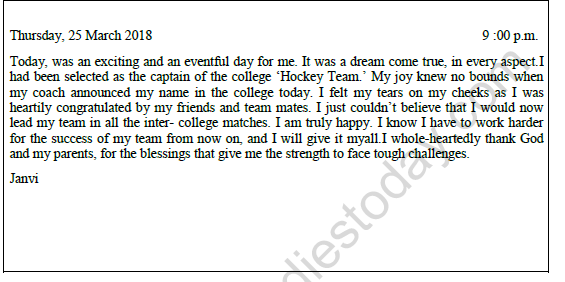CBSE Class 9 English Diary Entry Worksheet.PNG